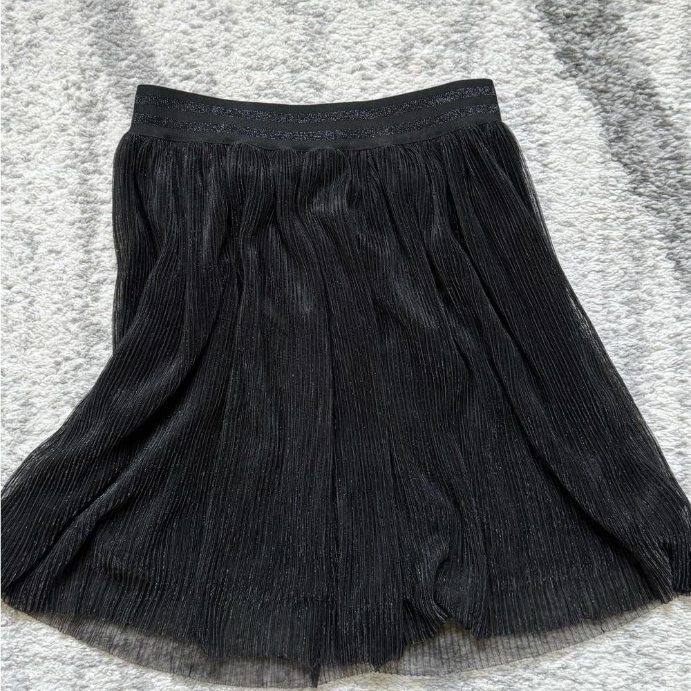 Elegant Black Sparkly Skirt